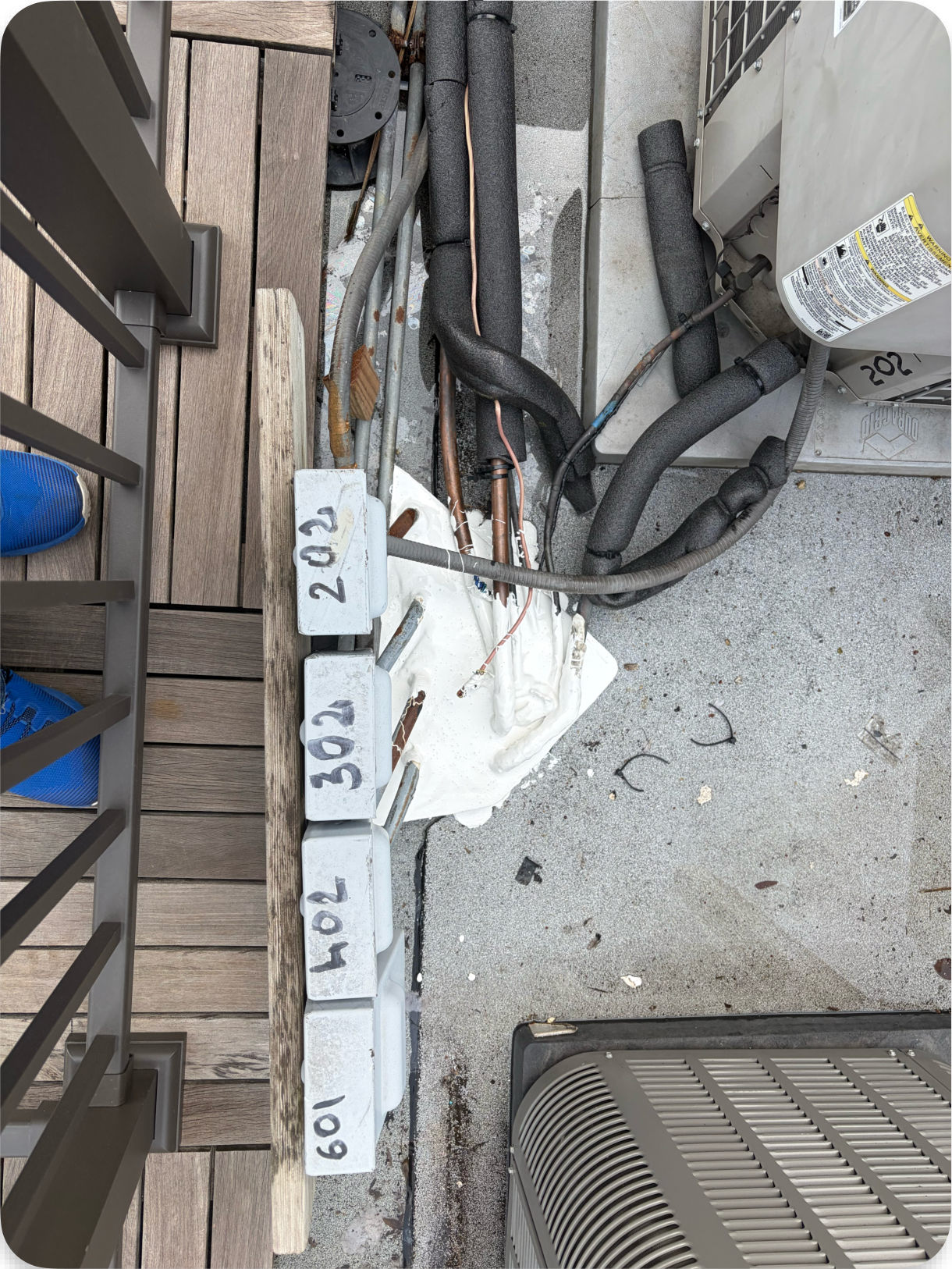 Cavity above ceiling