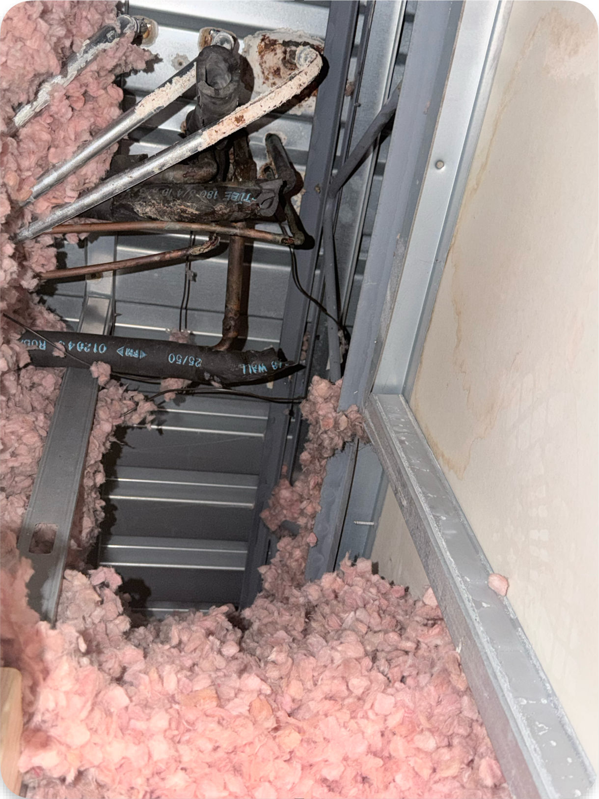 Wet insulation