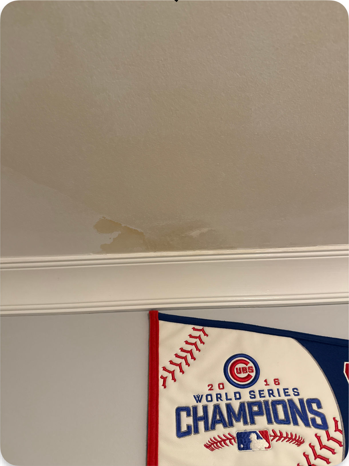 Ceiling water damage