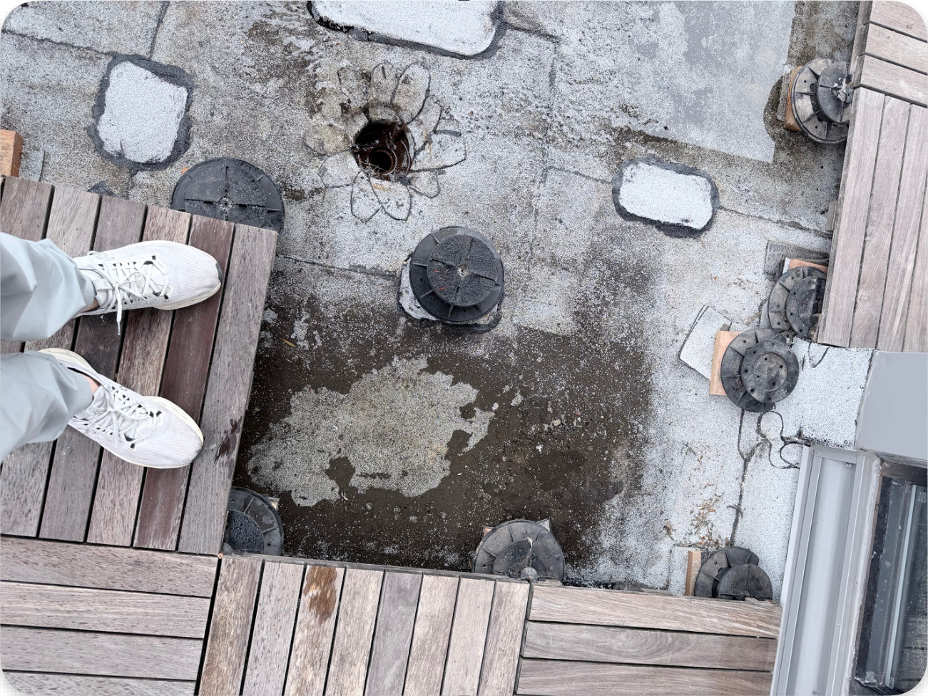 Old 2 inch drain